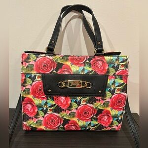 Juicy Couture Floral Print Satchel bag EUC